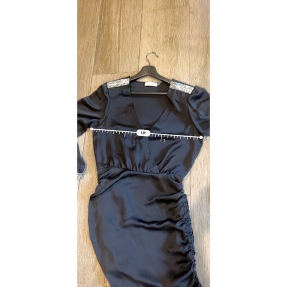 Ramy Brook Foxy Embellished Ruched Minidress Size 4 - Picture 10 of 12